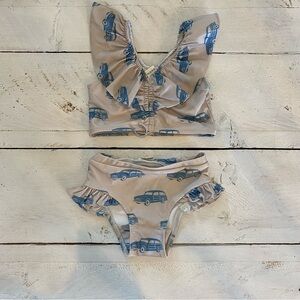 Kate Quinn Cars Ruffle Swim Suit